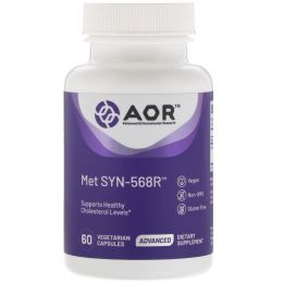 Advanced Orthomolecular Research AOR, Met SYN-568R, 60 растительных капсул