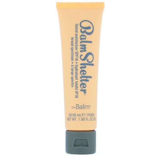 theBalm Cosmetics, Balm Shelter Tinted Moisturizer, SPF 18, Light, 1.98 fl oz (58.68 ml)