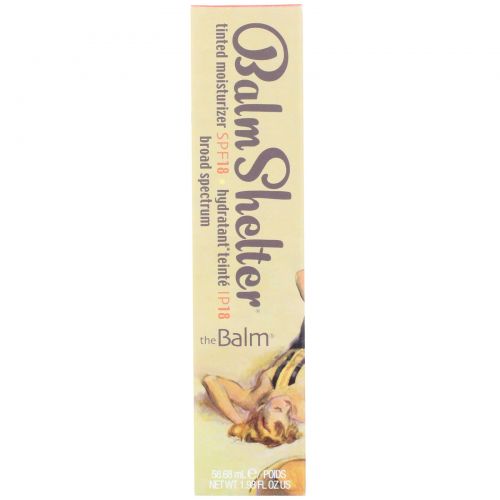 theBalm Cosmetics, Balm Shelter Tinted Moisturizer, SPF 18, Light, 1.98 fl oz (58.68 ml)