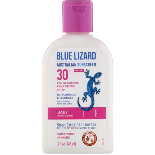 Blue Lizard Australian Sunscreen, Солнцезащитное средство для детей, SPF 30+, 5 жидких унций (148 мл)