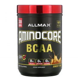 ALLMAX Nutrition, AMINOCORE BCAA, Sweet Tea, 0.69 lbs (315 g)