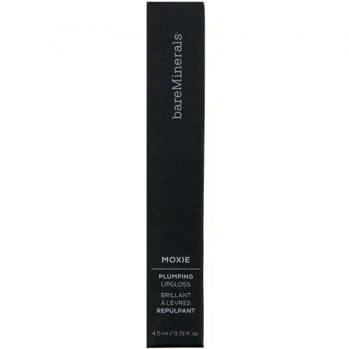 bareMinerals, Moxie Plumping, блеск для губ, оттенок Night Owl, 4,5 мл