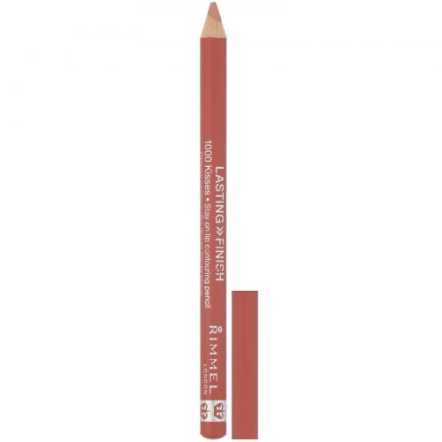 Rimmel London, Lasting Finish, 1000 Kisses Stay On, контурный карандаш для губ, оттенок 080 «Румяный нюд», 1,2 г