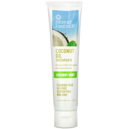 Desert Essence, Coconut Oil Toothpaste, Coconut Mint, 6.25 oz (176 g)