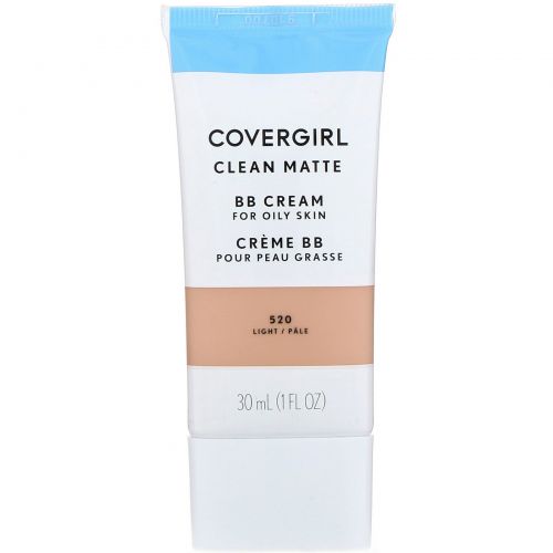 Covergirl, BB-крем Clean Matte, оттенок 520 светлый, 30 мл