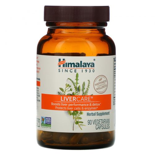 Himalaya Herbal Healthcare, Поддержка печени, 90 капсул в растительной оболочке