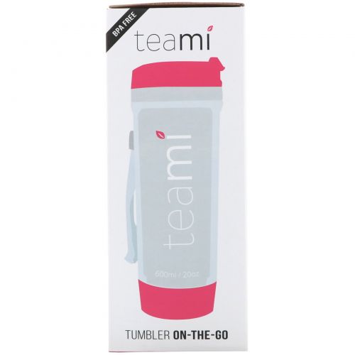 Teami, Tumbler On-the-Go, Pink, 20 oz