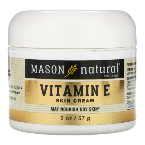 Mason Naturals, Vitamin E, Skin Cream, 6000 IU, 2 oz