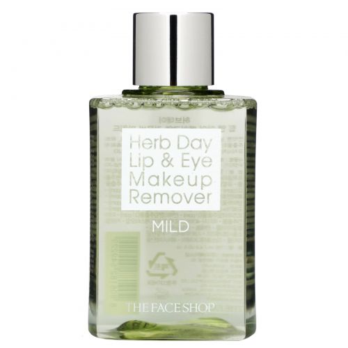 The Face Shop, Herb Day Lip & Eye Makeup Remover, Mild, 4.4 fl oz (130 ml)