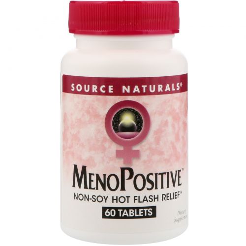 Source Naturals, MenoPositive 100 mg, 60 Tablets