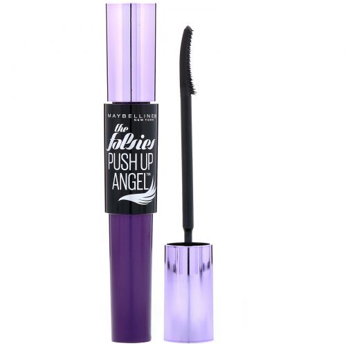 Maybelline, Тушь для ресниц Falsies, Push Up Angel, угольно-черный цвет, 9,8 мл