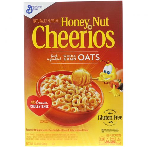 General Mills, Honey Nut Cheerios, 10,8 унций (306 г)