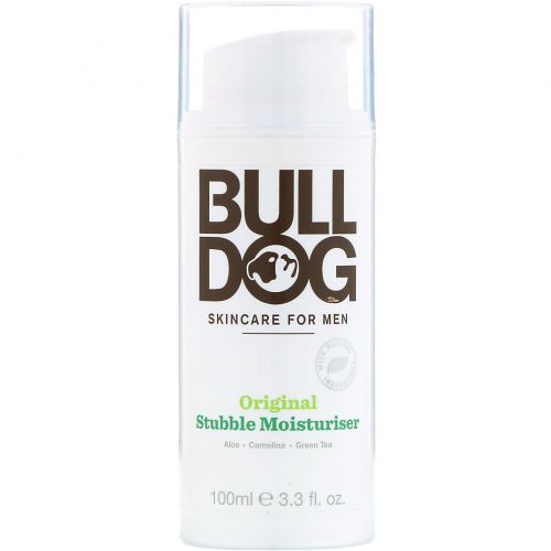 Bulldog Skincare For Men, Original Stubble Moisturiser, 3.3 fl oz (100 ml)