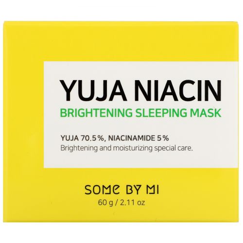 Some By Mi, Yuja Niacin, Brightening Sleeping Mask, 2.11 oz (60 g)