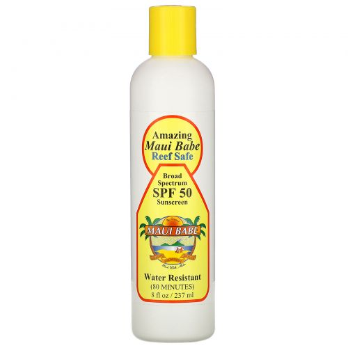 Maui Babe, Amazing  Maui Babe Sunscreen, SPF 50, 8 fl oz (237 ml)