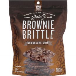 Sheila G's, Brownie Brittle, шоколадные чипсы, 5 унц. (142 г)