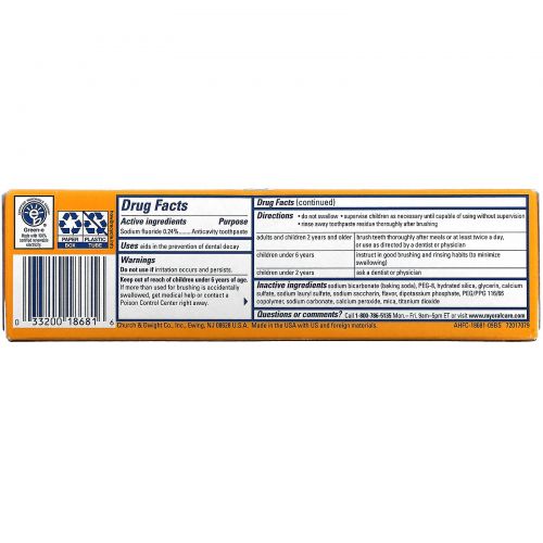 Arm & Hammer, Truly Radiant, Bright & Strong Toothpaste, Fresh Mint, 4.3 oz (121 g)