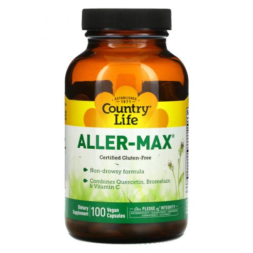 Country Life, Aller-Max, 100 вегетарианских капсул