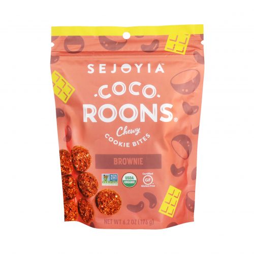 Sejoyia Foods, Organic Coconut Cashew Coco-Roons, Brownie, 6.2 oz (176 g)