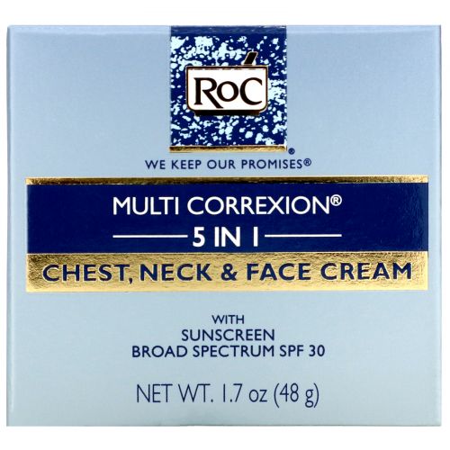 RoC, Multi Correxion 5 в 1, крем для лица, шеи и зоны декольте, 1,7 унц. (48 г)