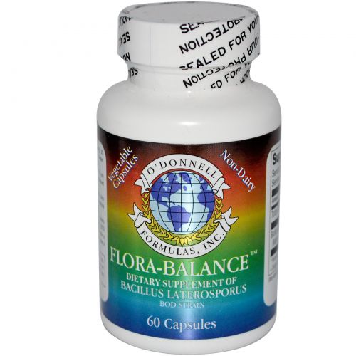 O'Donnell Formulas, Flora Balance, Bacillus Laterosporus Bod Strain, 60 капсул