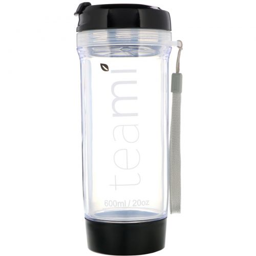 Teami, Стакан Tumbler On-the-Go, черный, 20 унц.