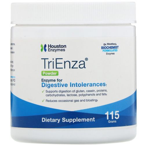 Houston Enzymes, Порошок TriEnza с DPP IV активностью, 115 г