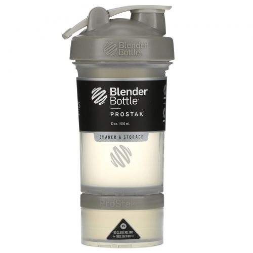 Sundesa, BlenderBottle, ProStak, Pebble Grey, 22 oz