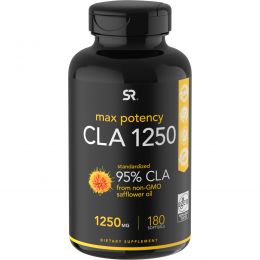 Sports Research, CLA 1250, Максимальная Эффективность, 1250 мг, 180 Желатиновых капсул