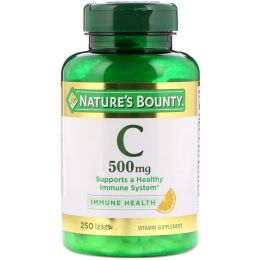 Nature's Bounty, Витамин C, 500 мг, 250 таблеток