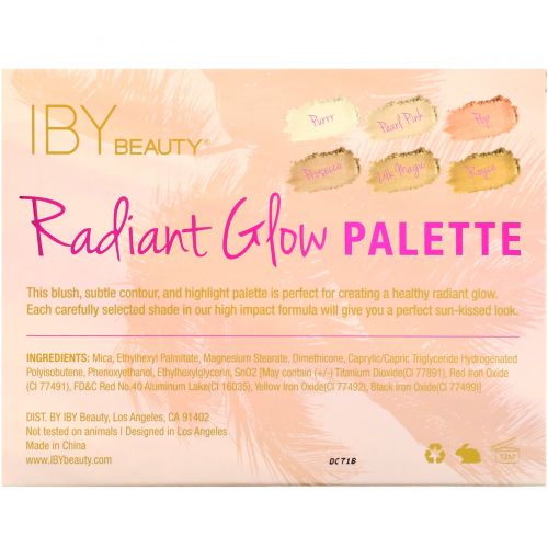 IBY Beauty, Radiant Glow Palette, 0.48 oz (13.8 g)