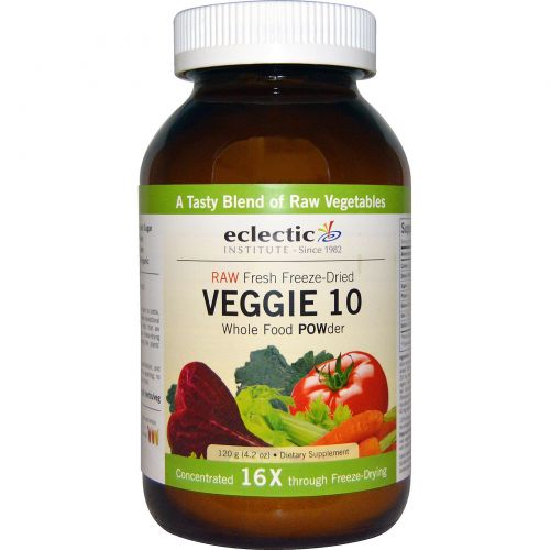 Eclectic Institute, Veggie 10, порошок из цельных пищевых продуктов, 4,2 унции (120 г)