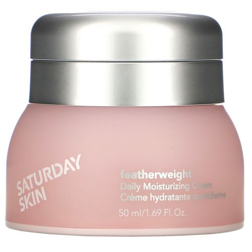 Saturday Skin, Featherweight, Daily Moisturizing Cream, 1.69 fl oz (50 ml)