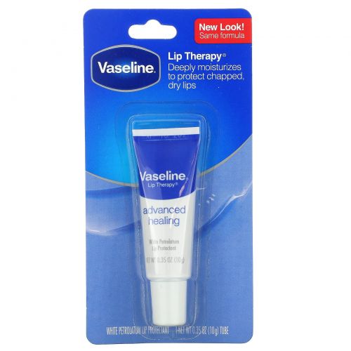 Vaseline, Lip Therapy, Advanced Healing Skin Protectant, 0.35 oz (10 g)