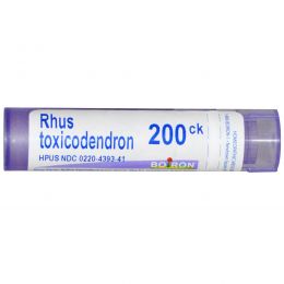 Boiron, Single Remedies, Рус токсикодендрон, 200CK, прибл. 80 гранул