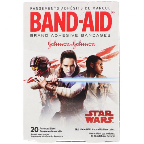 Band Aid, Брендовые лейкопластыри, Звездные войны, 20 различных размеров