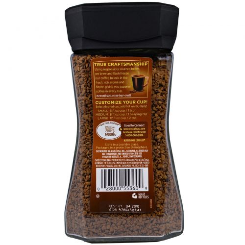 Nescafé, Taster's Choice, Instant Coffee, French Roast, 7 oz (198 g) Тестер Чойс, растворимый кофе, французской обжарки, 7 унций (198 грамм)