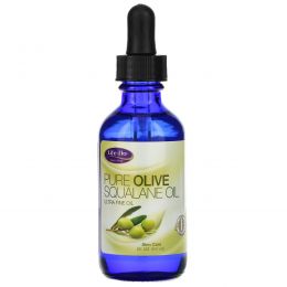 Life Flo Health, Чистый сквален оливкового масла для ухода за кожей, 60 мл
