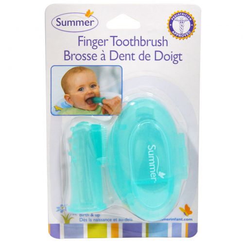 Summer Infant, Зубная щётка на палец с футляром