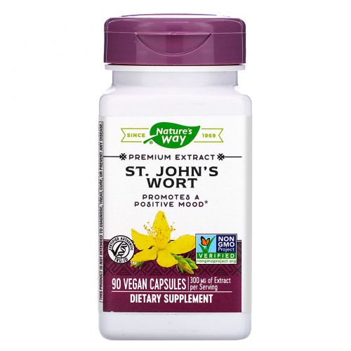 Nature's Way, St. John's Wort, 90 капсул