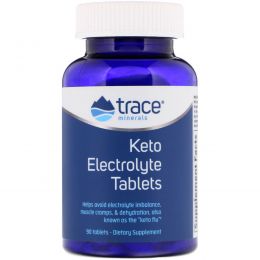 Trace Minerals Research, Keto Electrolyte Tablets, 90 Tablets