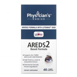 Physician's Choice, Eye Health, Areds2 Formula, 60 Vegetarian Capsules