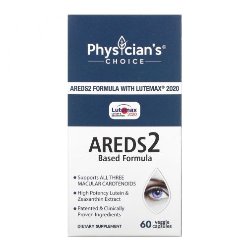 Physician's Choice, Eye Health, Areds2 Formula, 60 Vegetarian Capsules