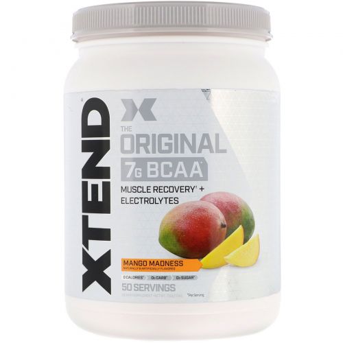 Scivation, Xtend, The Original 7g BCAA, Mango Madness, 1.5 lb (700 g)