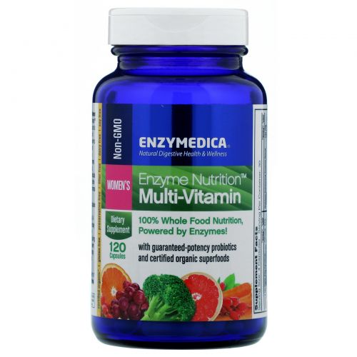 Enzymedica, Мультивитамины Enzyme Nutrition, для женщин, 120 капсул