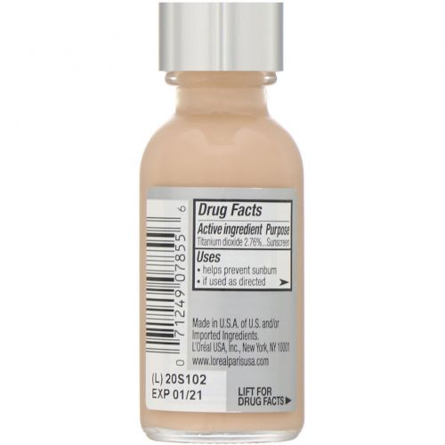 L'Oreal, True Match Super-Blendable Makeup, C1 Alabaster, 1 fl oz (30 ml)