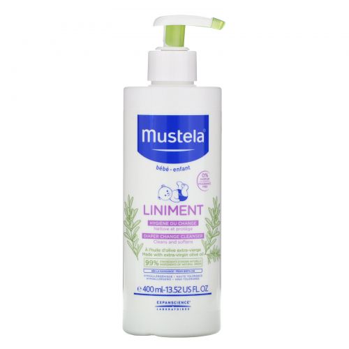 Mustela, Baby, Liniment Diaper Change Cleanser, 13.52 fl oz (400 ml)