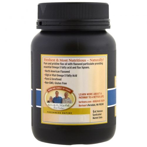 Barlean's, Lignan Flax Oil, 100 Softgels