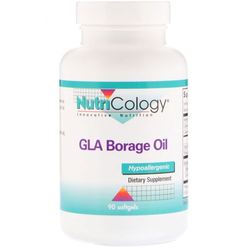 Nutricology, GLA Borage Oil, 90 Softgels