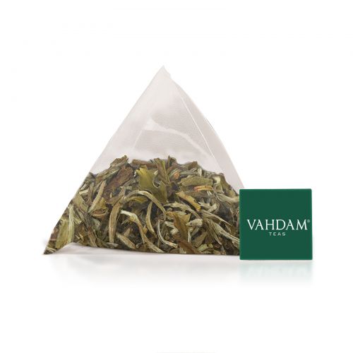 Vahdam Teas, белый чай, величественный гималайский, 15 чайных пакетиков, 30 г (1,06 унции)